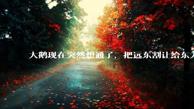 大鹅现在突然想通了，把远东割让给东大，会有什么后果？