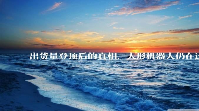 出货量登顶后的真相，人形机器人仍在过渡期_智元_技术_宇树