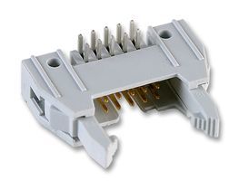 3-828586-4 - TE CONNECTIVITY / AMP - 线至板连接器, 直角, AMP-LATCH系列, 34 触点, 针座, 2.54 mm, 通孔安装, 2 排 | e络盟 中国